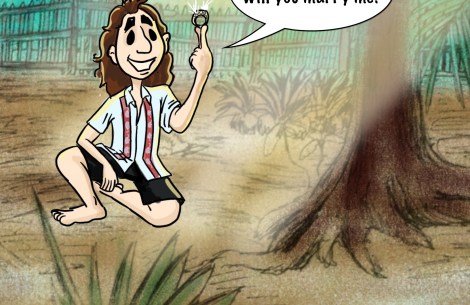 Marriage Proposal Zoomed